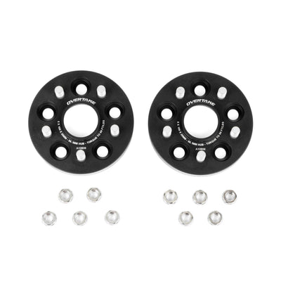 OVERTAKE Wheel Spacers - Pair - 20mm 5x100 - Subaru 2002-2014 WRX, 2004 STI, 2013-2027 BRZ/GR86, and more