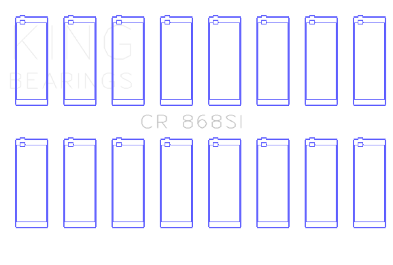 King Ford 281CI/302CI/330CI 4.6L/5.0L/5.4L V8 Rod Bearing Set - Size STD