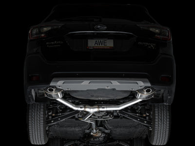 AWE Tuning 20-25 Subaru Outback (Wilderness & XT) 0FG Cat-Back Exhaust w/Dual BashGuards