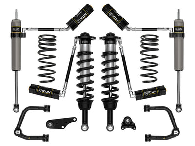 ICON 24 Tacoma 1.25-3in Stage 4 Suspension System Tubular Overland Rear Coils