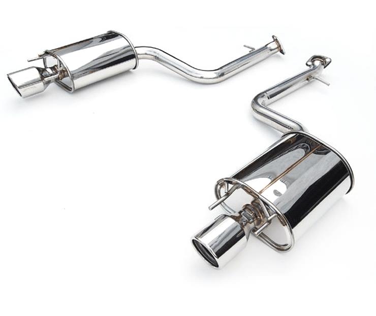 Invidia 08-09 WRX Sedan Q300 Single Stainless Steel Tip Cat-back Exhaust