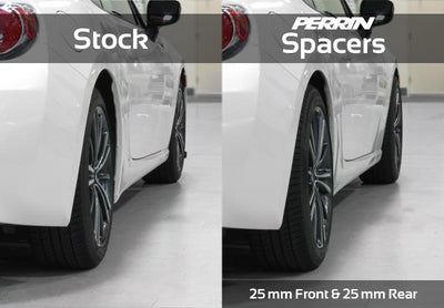 PERRIN 02-14 Subaru WRX / 2004 STI / 13-26 BRZ & Toyota GR86 30mm Wheel Spacers 5x100 56mm CB - Pair