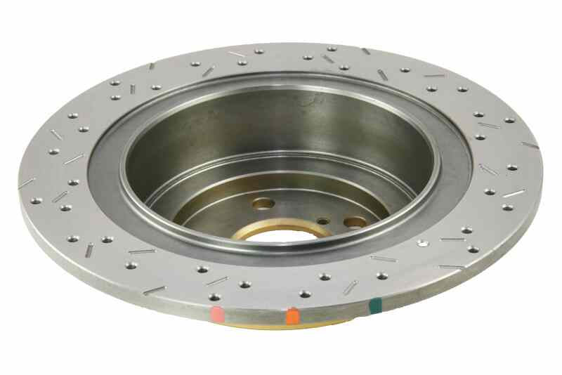 DBA 01-04 Outback 2.5L/3.0 H6 Rear Drilled & Slotted 4000 Series Rotor