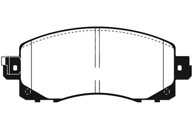 EBC 2022+ Subaru WRX 2.4T Yellowstuff Front Brake Pads