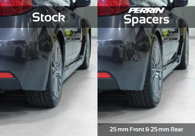 PERRIN 02-14 Subaru WRX / 2004 STI / 13-26 BRZ & Toyota GR86 30mm Wheel Spacers 5x100 56mm CB - Pair