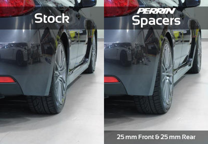 PERRIN 02-14 Subaru WRX / 2004 STI / 13-25 BRZ & Toyota GR86 30mm Wheel Spacers 5x100 56mm CB - Pair