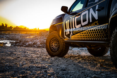 ICON Alloys Recon Pro Satin Charcoal- 18 X 9 - 6 X 5.5 - 0MM 5in BS
