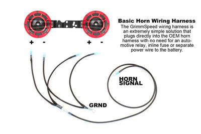 GrimmSpeed 02-14 Subaru WRX/STI Hella Horn Wiring Harness