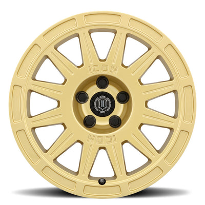 ICON Ricochet 17x8 / 5x100 / 38 mm / 6in BS Gloss Gold Wheel