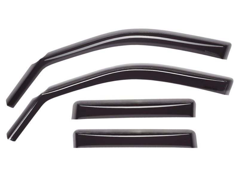 WeatherTech 19-24 Subaru Forester Front & Rear Side Window Deflectors - Matte Black