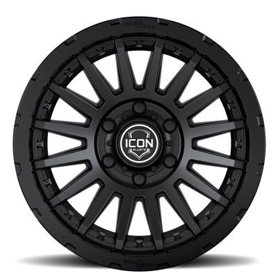ICON Recon Pro 18x9 6 x 5.5 25mm Offset 6in BS 95.1mm Bore Satin Black Wheel