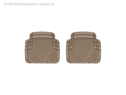 WeatherTech 99 BMW M3 Convertible Rear Rubber Mats - Tan