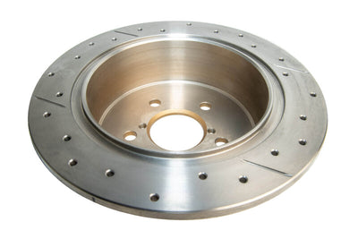DBA 05-08 Subaru Outback Rear Drilled & Slotted Street Series Rotor