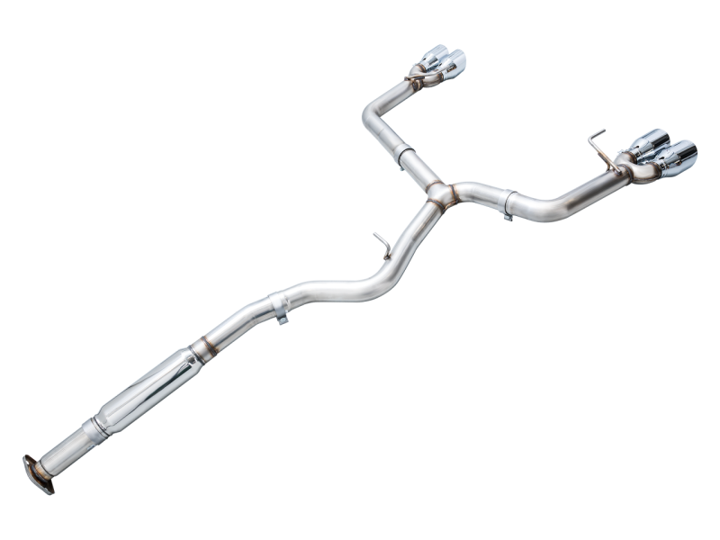 AWE Tuning 2022 VB Subaru WRX Track Edition Exhaust Chrome Silver Tips