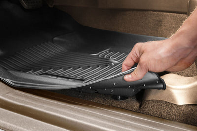 Husky Liners 24-25 Toyota Tacoma Hybrid Weatherbeater Front & 2nd Seat Floor Liners - Black