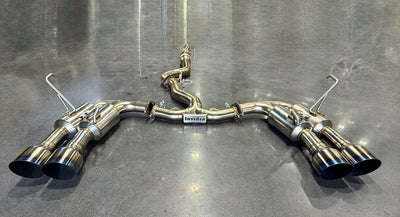 USED / Invidia 2015+ Subaru WRX / STI Gemini/R400 Single Layer Quad Titanium Tip Cat-Back Exhaust (Copy)