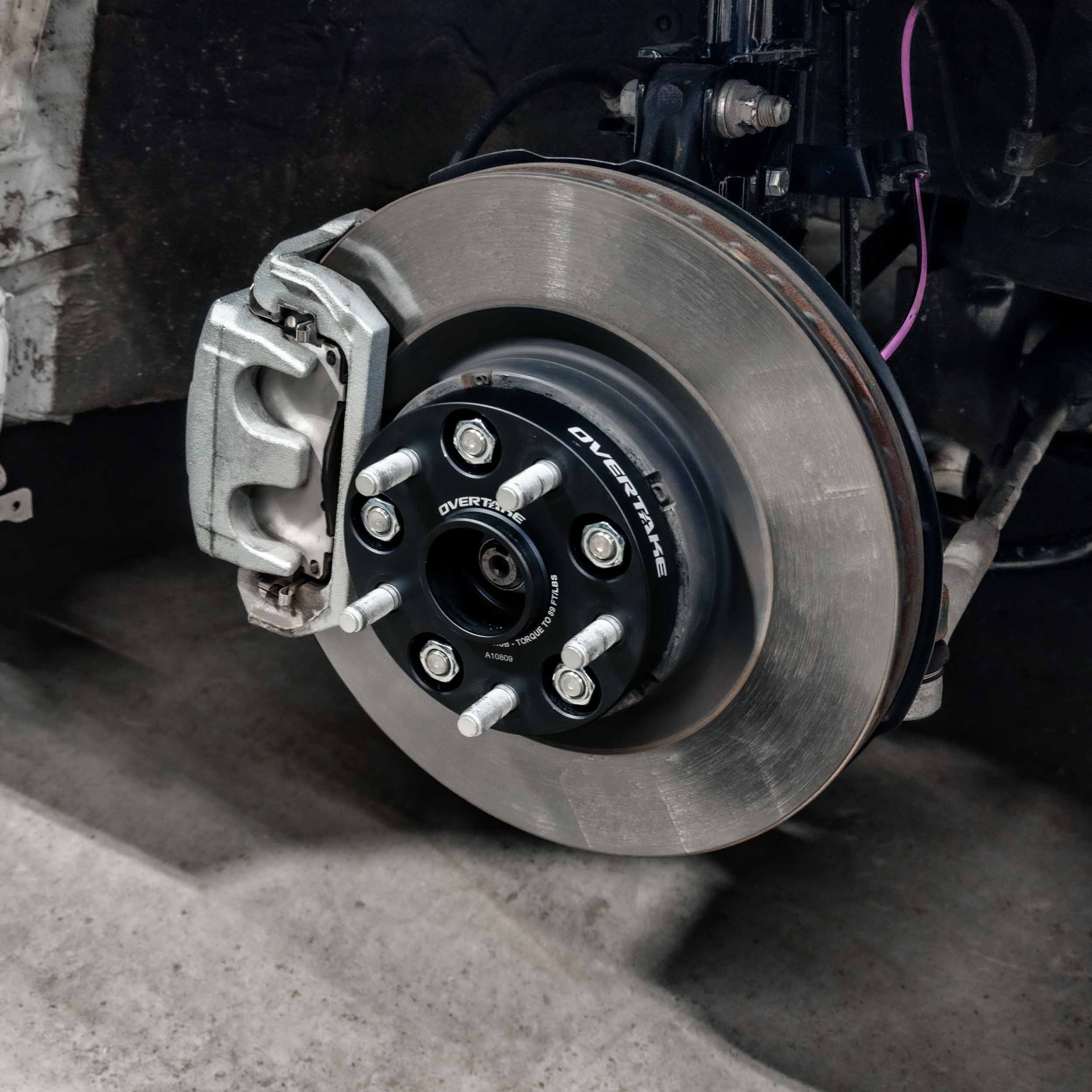 OVERTAKE Wheel Spacer Adapters - Pair - 20mm 5x100 to 5x114.3 - Subaru 2002-2014 WRX, 2004 STI, 2013-2026 BRZ/GR86, and more