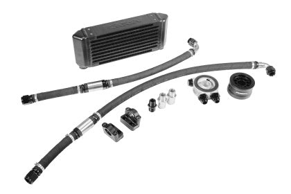 Perrin Top Mount Oil Cooler Kit Black Top Mounted 2015-2025 WRX