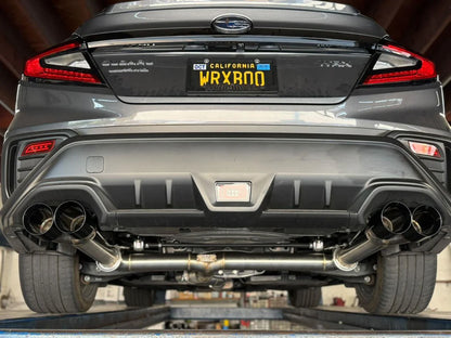 Rae-Motorsports 3" Dual Exit Quad Tip Catback 2022+ WRX *IN STOCK!*