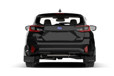 Rally Armor 24-26 Subaru Impreza Black UR Mud Flap w/ Light Blue Logo