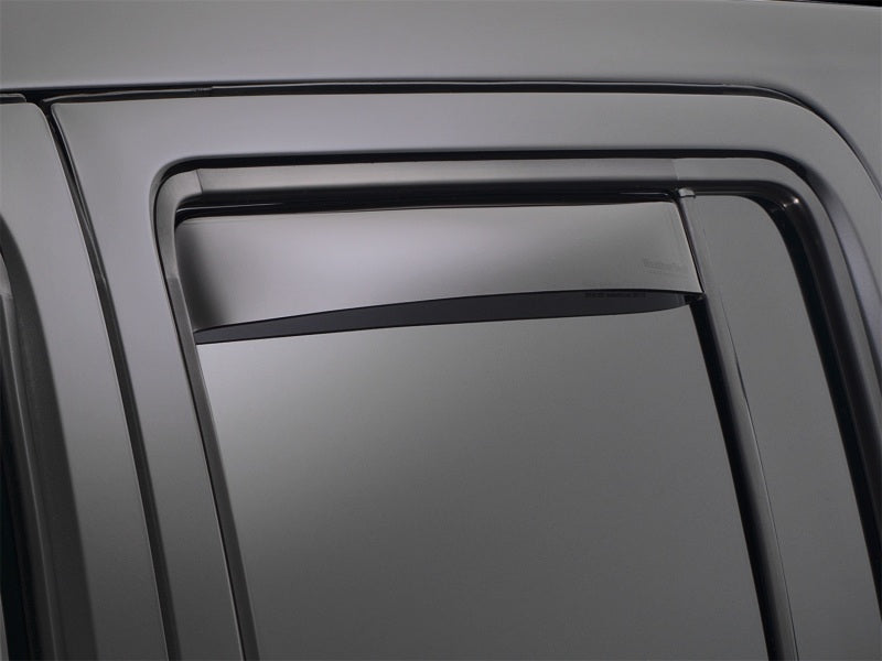 WeatherTech 09-13 Subaru Forester Rear Side Window Deflectors - Dark Smoke