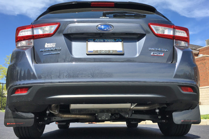 Rally Armor 17-23 Subaru Impreza 4D/5D Black UR Mud Flap w/Grey