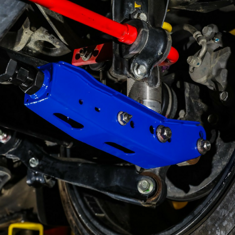 BLOX Racing Rear Lower Control Arms - Blue (2013+ Subaru BRZ/Toyota 86 / 2008-2023 Subaru WRX/STI)
