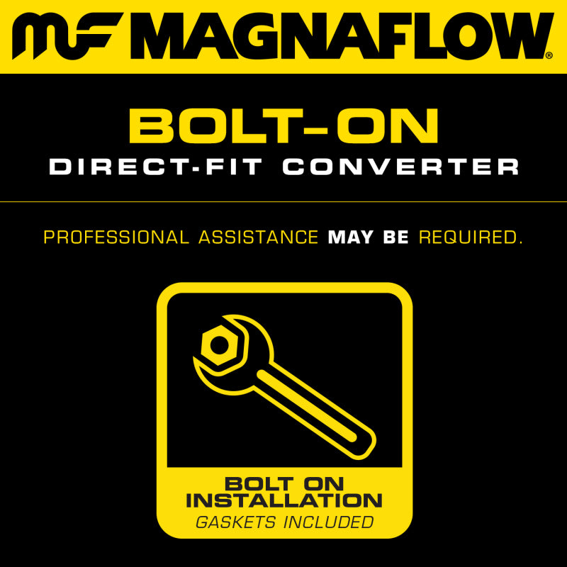 MagnaFlow Conv DF 08-09 Subaru STi front OEM