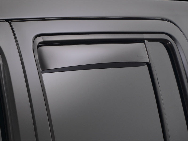 WeatherTech 08+ Subaru Impreza Rear Side Window Deflectors - Dark Smoke