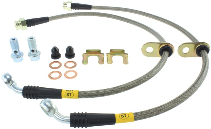 StopTech 08-09 WRX Stainless Steel Rear Brake Lines