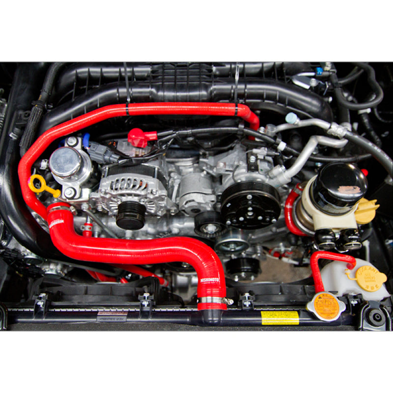 Mishimoto 2015 Subaru WRX Black Silicone Radiator Coolant Ancillary Hoses Kit