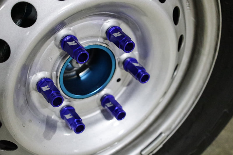 Mishimoto Aluminum Locking Lug Nuts M12x1.5 - 27pc Set - Blue
