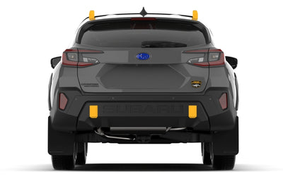 Rally Armor 24-26 Subaru Crosstrek (Wilderness Only) Black UR Mud Flap W/Grey Logo-No Drilling Req