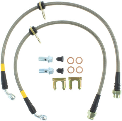 StopTech 08-09 WRX Stainless Steel Rear Brake Lines