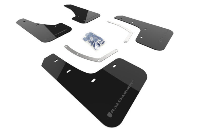 Rally Armor 18-25 Subaru Ascent Black UR Mud Flap w/Grey Logo