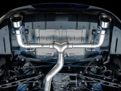 AWE Tuning Subaru BRZ/ Toyota GR86/ Toyota 86 Track Edition Cat-Back Exhaust- Chrome Silver Tips