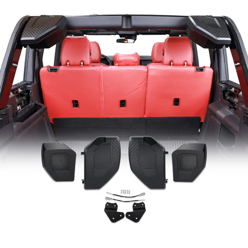 IAG I-Line Rear D Pillar Audio Cover For 6.5" Speaker For 2021+ Ford Bronco