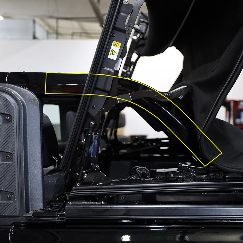 IAG Roll Bar Paint Protection Film Kit For 2021 Ford Bronco (4 Door Soft Top)