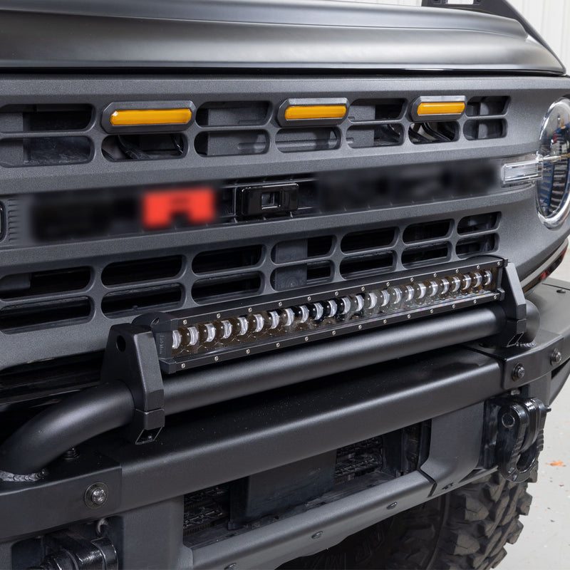 IAG I-Line Grille Letters Gloss Black For 2021+ Ford Bronco