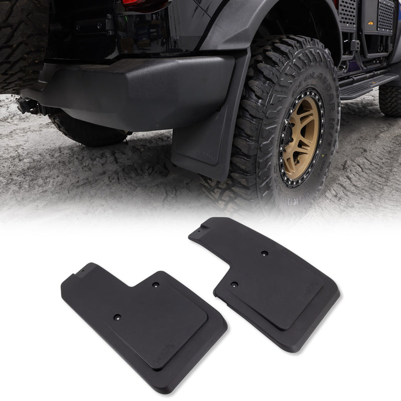 IAG I-Line Mud Flap Set Rear Only For 2021+ Ford Bronco