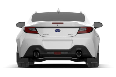 Rally Armor 22-26 Subaru BRZ / Toyota GR86 Black UR Mud Flap w/White Logo
