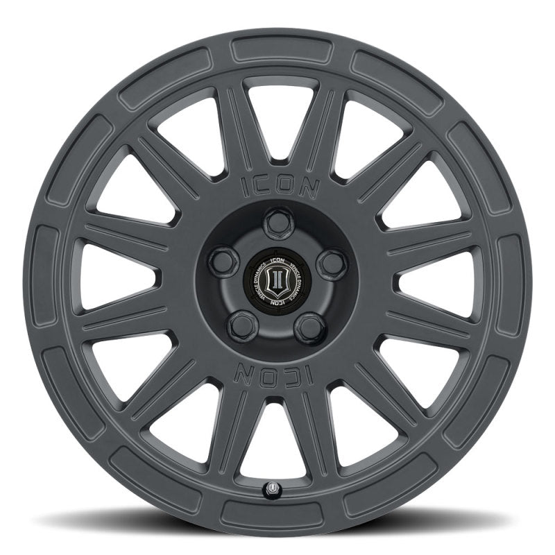 ICON Ricochet 15x7 5x100 15mm Offset 4.6in BS 56.1mm Bore Satin
