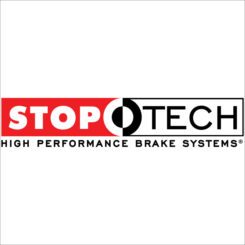 StopTech 08-12 WRX STi Front BBK ST40 355x32 Slotted Rotors Black Calipers