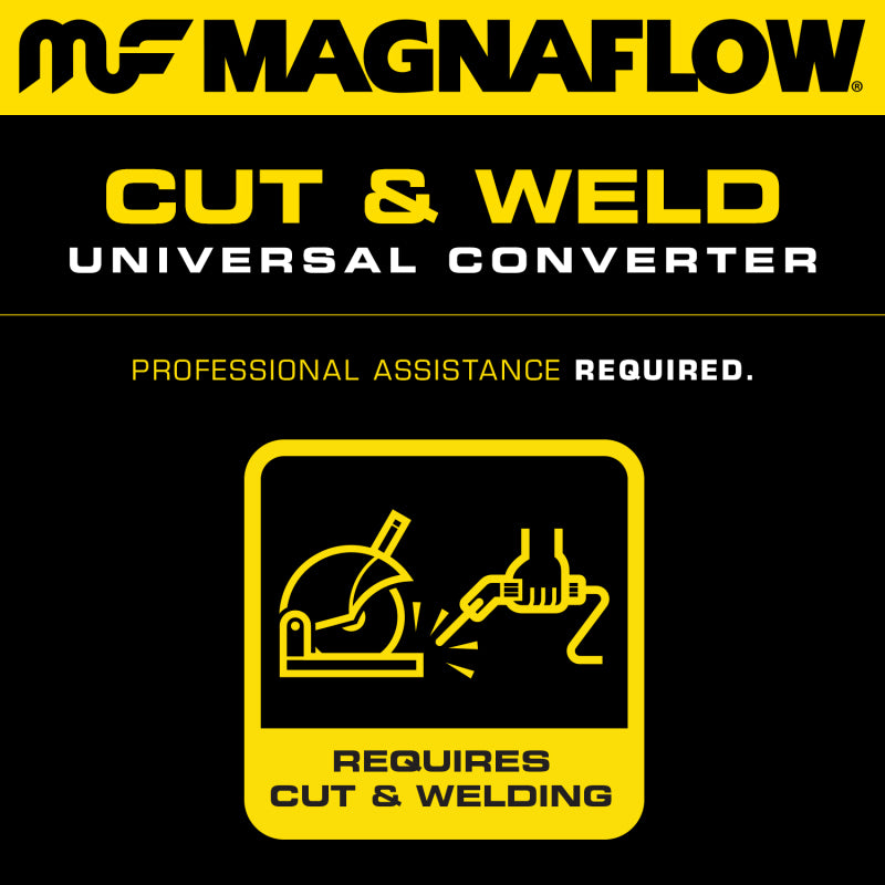 MagnaFlow Conv Universal 2.50 Angled Inlet OEM