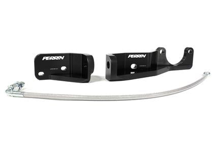 PERRIN 15-21 Subaru Impreza/WRX/STI Pitch Stop Mount & Firewall Brace - Black
